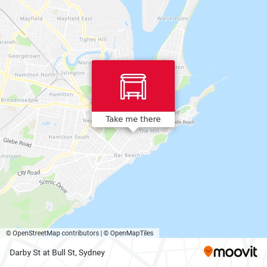 Darby St at Bull St map