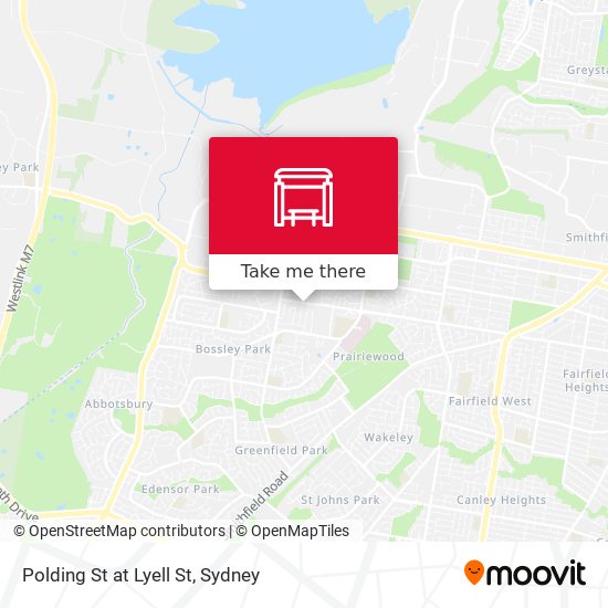 Polding St at Lyell St map