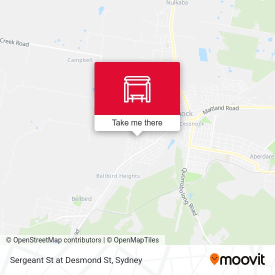 Sergeant St at Desmond St map