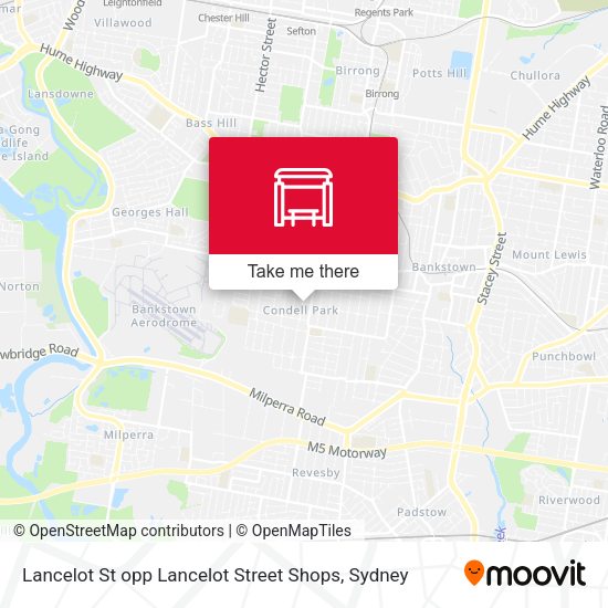 Lancelot St opp Lancelot Street Shops map