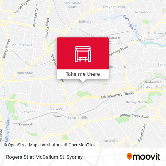 Rogers St at McCallum St map