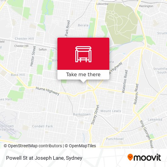 Powell St at Joseph Lane map