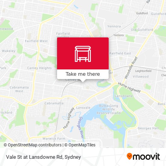 Vale St at Lansdowne Rd map