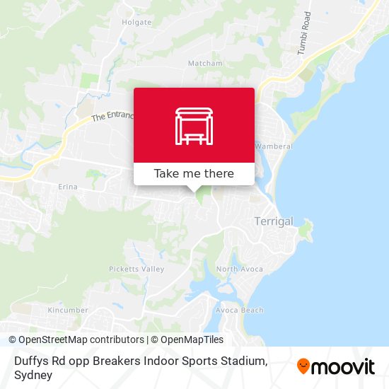 Duffys Rd opp Breakers Indoor Sports Stadium map