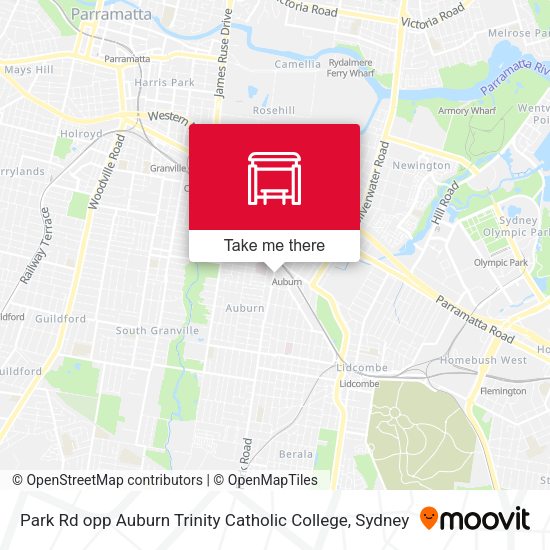 Park Rd opp Auburn Trinity Catholic College map