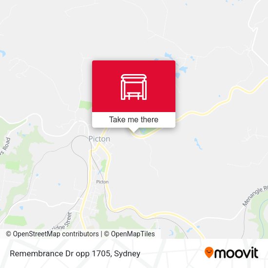 Remembrance Dr opp 1705 map