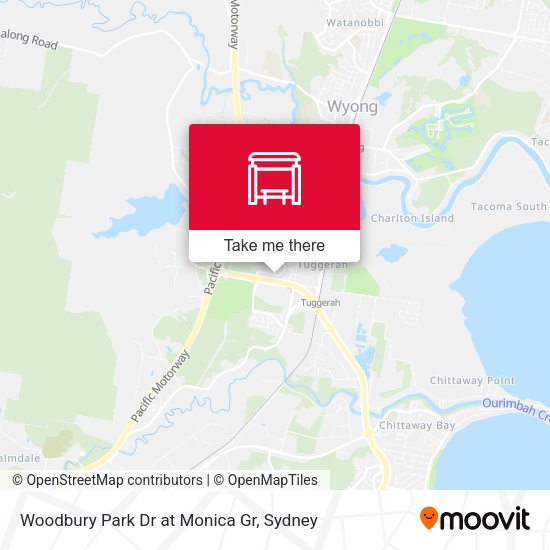 Woodbury Park Dr at Monica Gr map