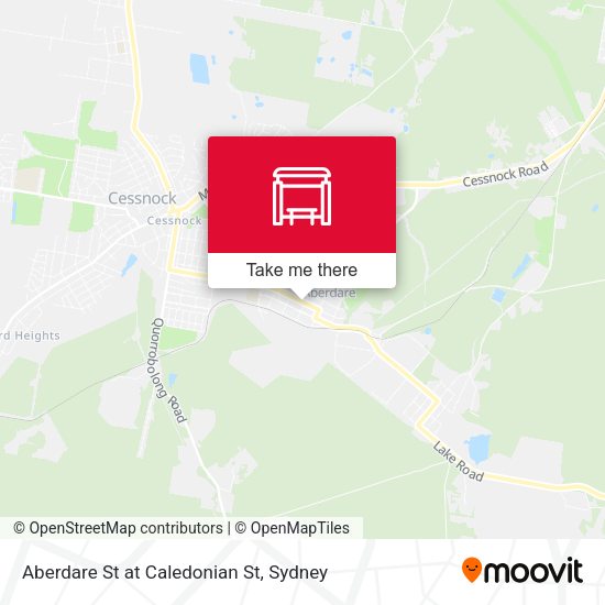 Aberdare St at Caledonian St map