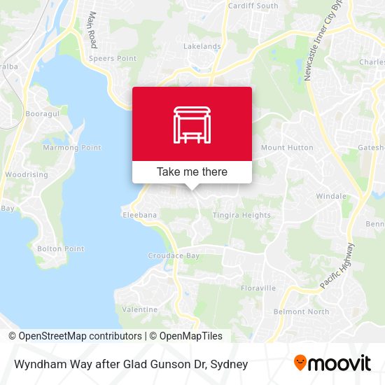 Wyndham Way after Glad Gunson Dr map