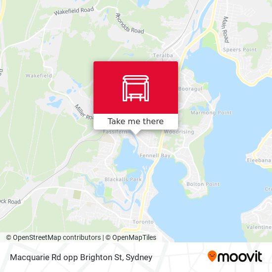 Macquarie Rd opp Brighton St map