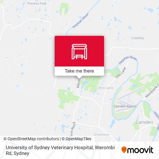 University of Sydney Veterinary Hospital, Werombi Rd map