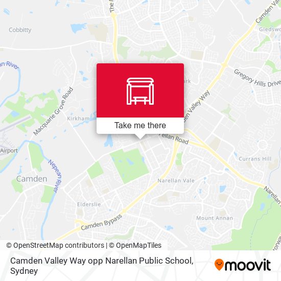 Camden Valley Way opp Narellan Public School map