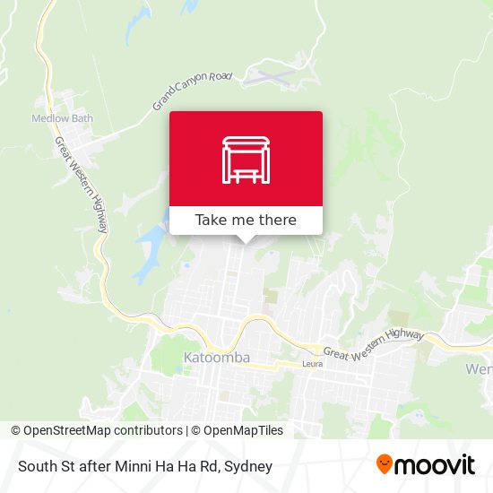 South St after Minni Ha Ha Rd map