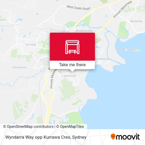 Wyndarra Way opp Kurrawa Cres map