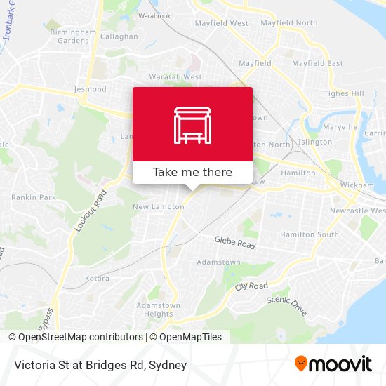 Victoria St at Bridges Rd map