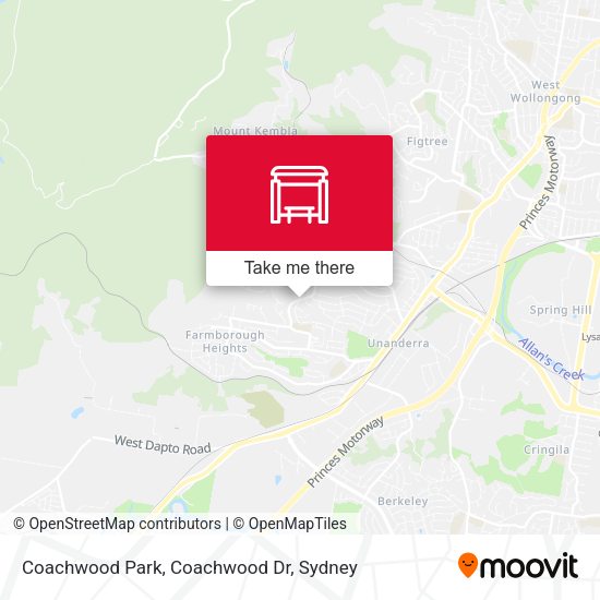 Coachwood Park, Coachwood Dr map