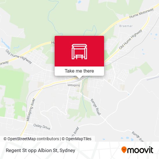Regent St opp Albion St map