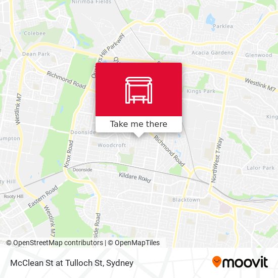 McClean St at Tulloch St map