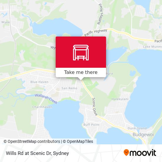 Wills Rd at Scenic Dr map