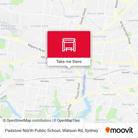 Padstow North Public School, Watson Rd map