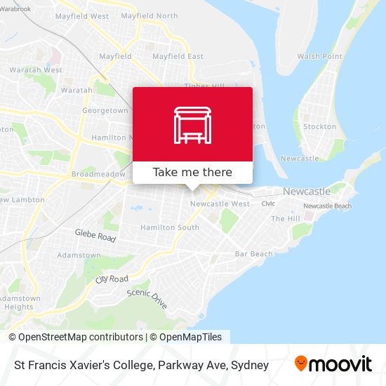 Mapa St Francis Xavier's College, Parkway Ave