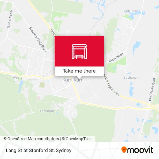 Lang St at Stanford St map