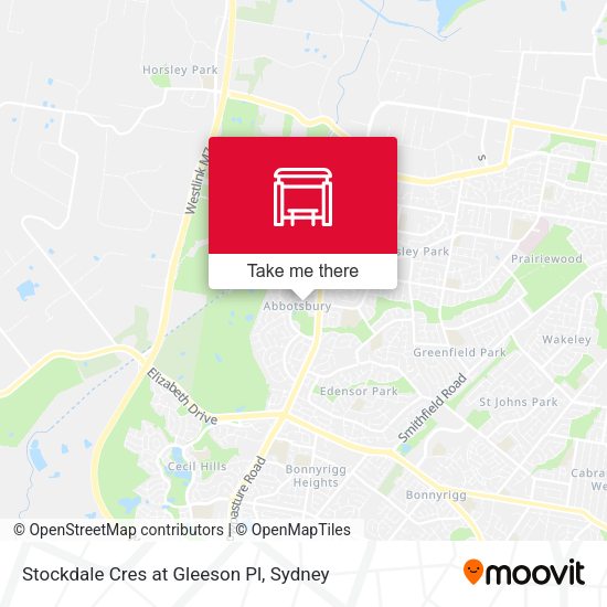 Stockdale Cres at Gleeson Pl map