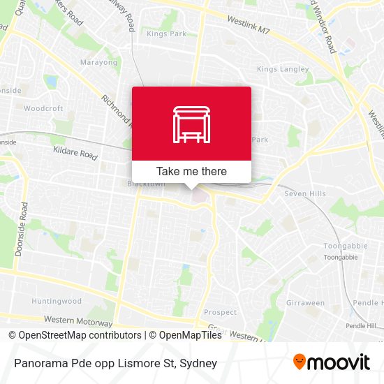 Panorama Pde opp Lismore St map