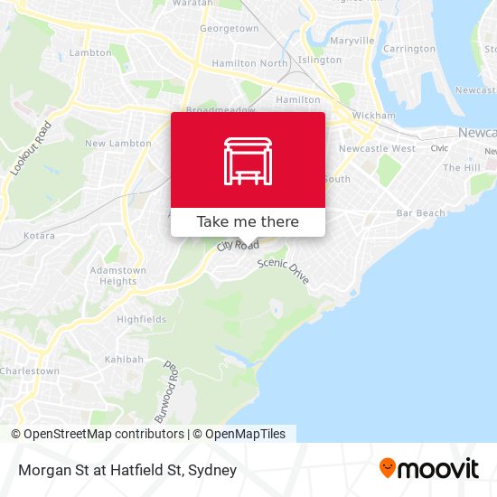 Morgan St at Hatfield St map