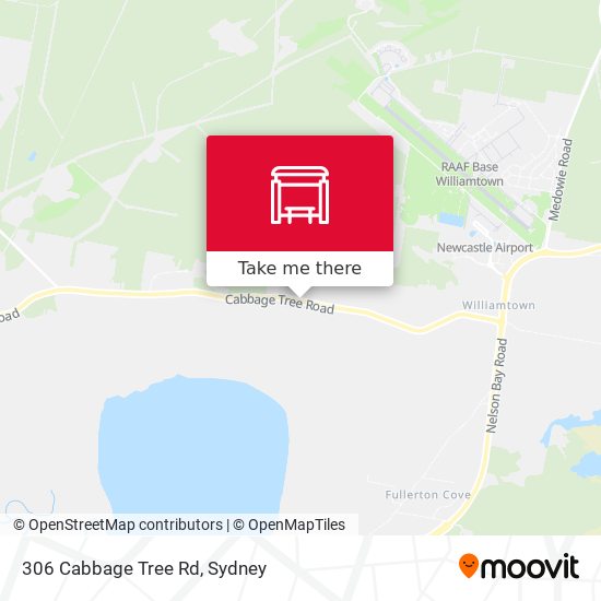 306 Cabbage Tree Rd map