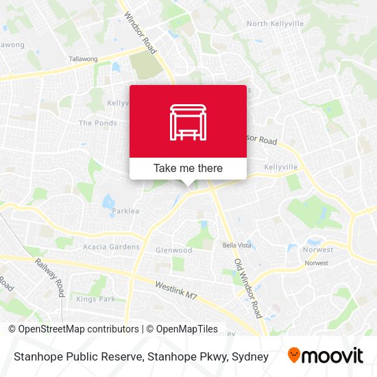 Stanhope Public Reserve, Stanhope Pkwy map
