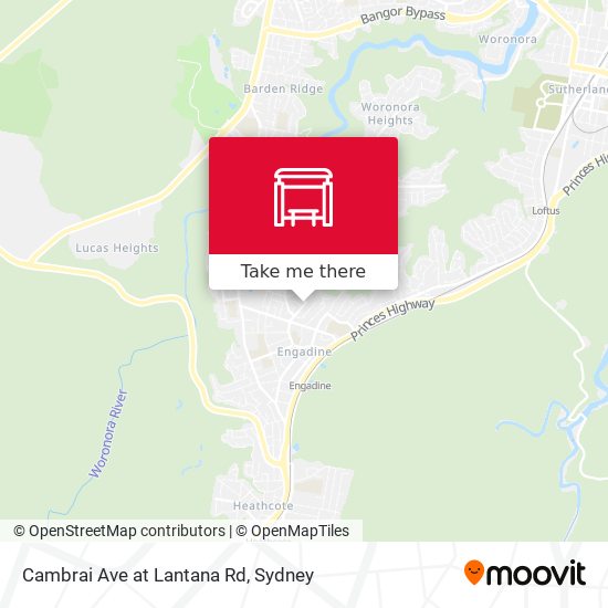Cambrai Ave at Lantana Rd map