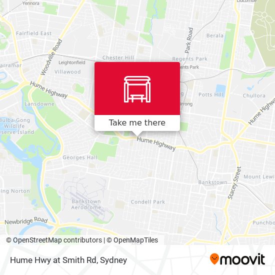 Hume Hwy at Smith Rd map