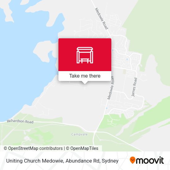 Uniting Church Medowie, Abundance Rd map