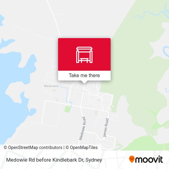 Medowie Rd before Kindlebark Dr map