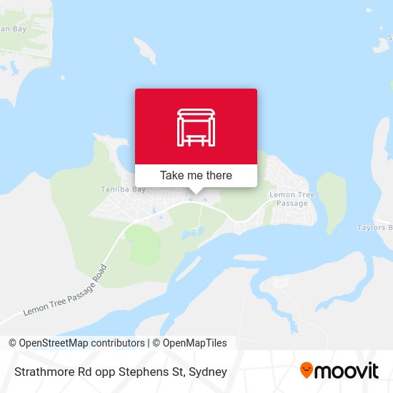 Strathmore Rd opp Stephens St map