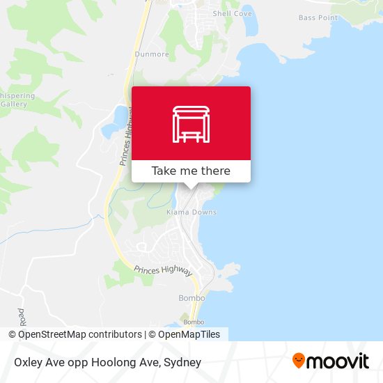 Oxley Ave opp Hoolong Ave map