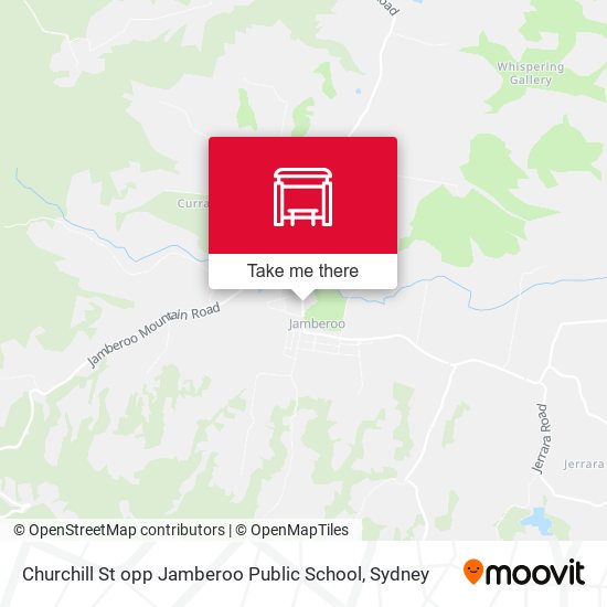 Churchill St opp Jamberoo Public School map