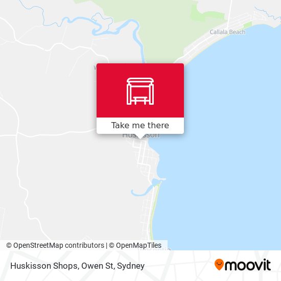 Huskisson Shops, Owen St map