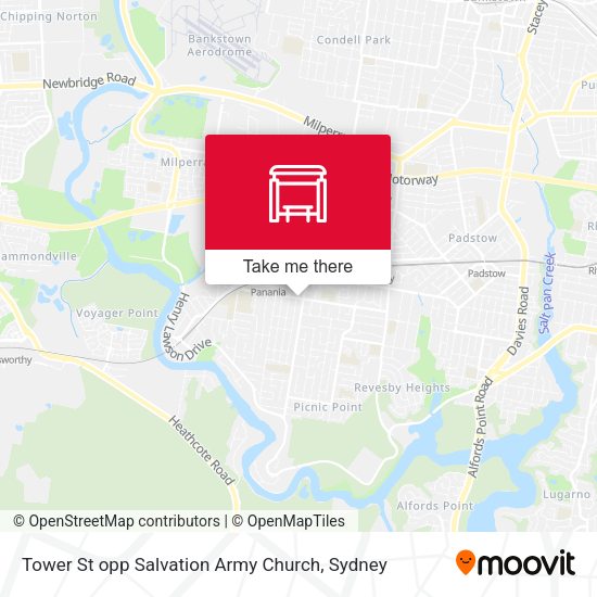 Tower St opp Salvation Army Church map