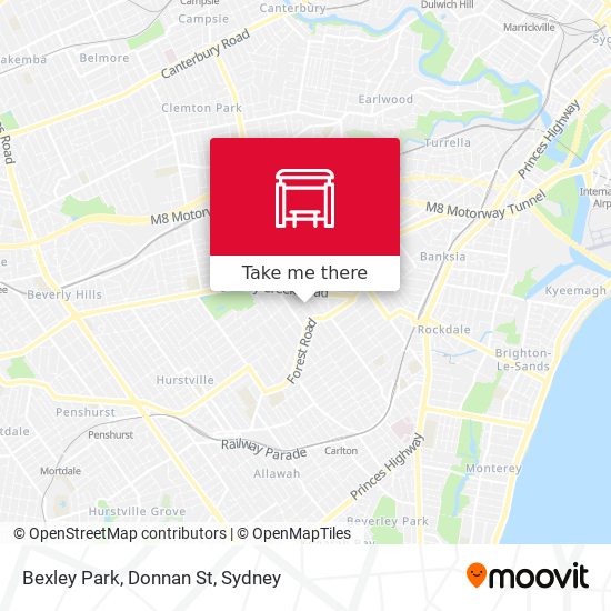 Bexley Park, Donnan St map