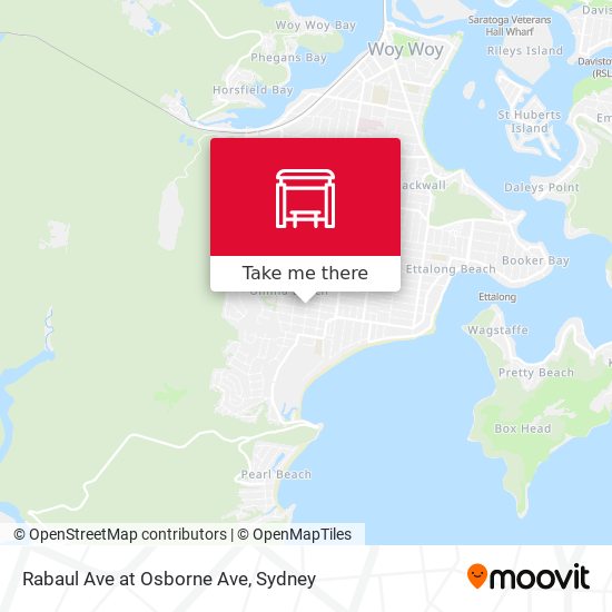 Rabaul Ave at Osborne Ave map