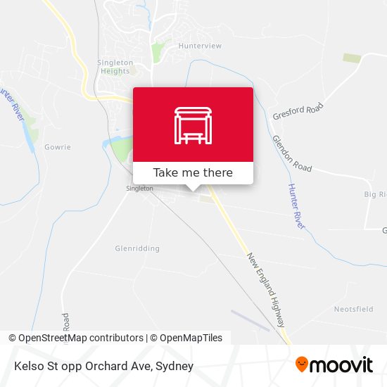 Kelso St opp Orchard Ave map