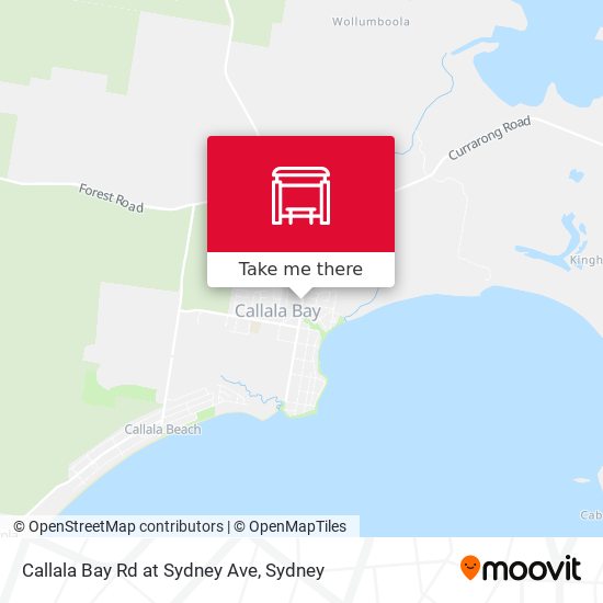 Callala Bay Rd at Sydney Ave map