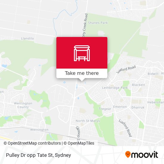 Pulley Dr opp Tate St map