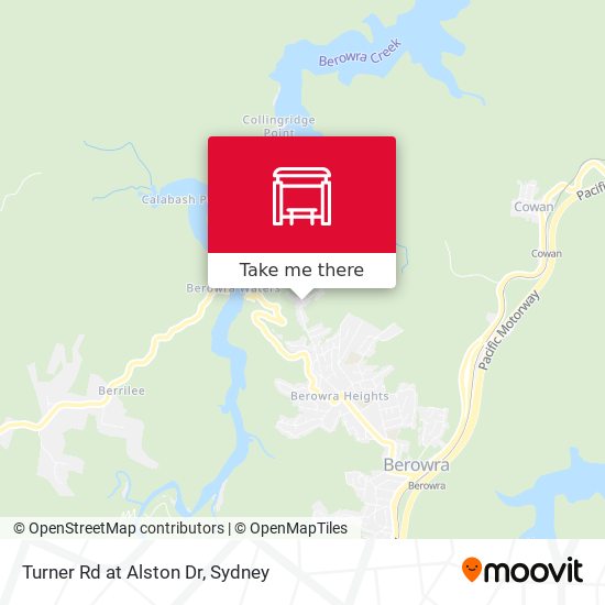 Turner Rd at Alston Dr map
