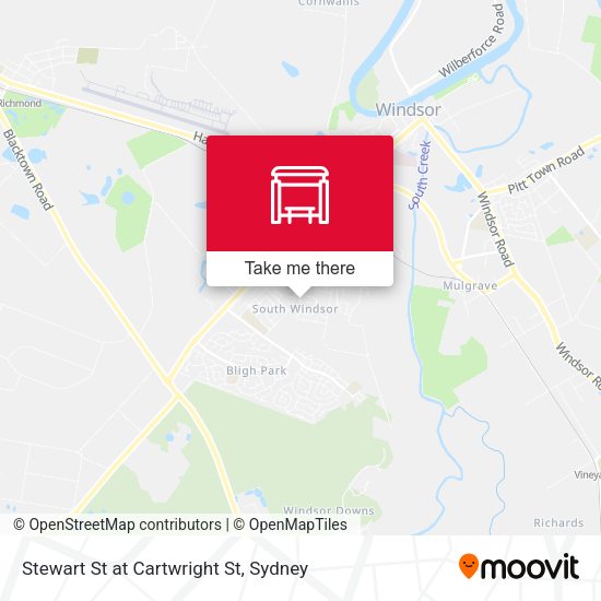 Stewart St at Cartwright St map