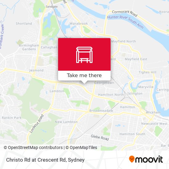 Christo Rd at Crescent Rd map