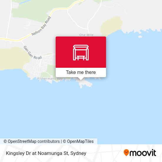 Kingsley Dr at Noamunga St map