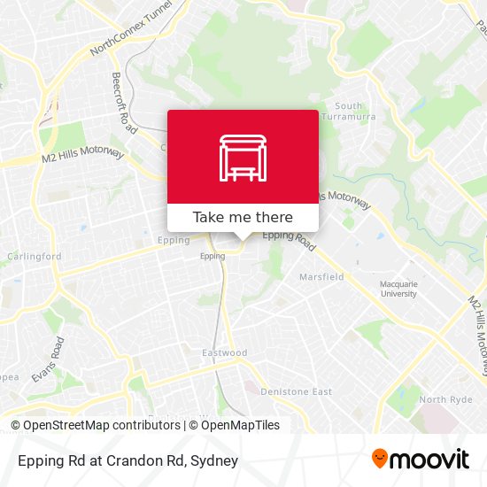 Epping Rd at Crandon Rd map